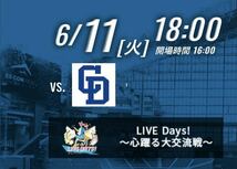 定価即決　6/11(木) 18:00試合開始　北海道日本ハムファイターズvs中日ドラゴンズ_画像1