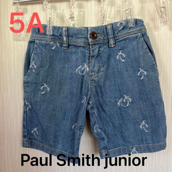 Paul smith junior ポールスミス 5A デニム ショートパンツ ボトムス 短パン 110cm ハーフパンツ
