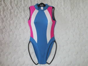  high leg Leotard contest swimsuit high-necked back fastener Leotard LEOHEX REALISE super lustre .... cosplay 