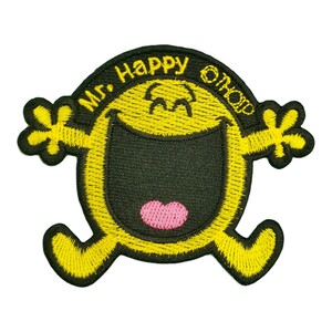 A-81【 アイロンワッペン 】 刺繍ワッペン アップリケ リメイク ミスターメンリトルミス ミスターメン リトルミス Mr.Men Little Miss