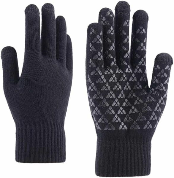 [WuTu] 手袋 ニット製 グローブ 防寒用手袋 タッチパネル　Mサイズ