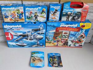 E02-2548 １円スタート 未開封品 playmobil プレイモービル ８点セット City Life6660/CITY ACTION5648/ACTION9436/ Advent Calendar 他