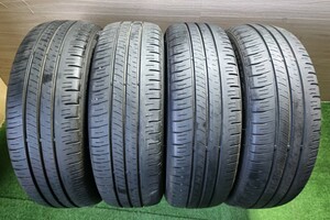 中古タイヤ DUNLOP ENASAVE EC300+ 185/60R16 86H ダンロップ 夏タイヤ ラクティス デミオ トレジア 等 A400