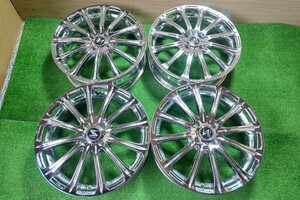 中古ホイール Strategy 17×5.5j 4H100 4H車 カッコいい アルミホイール 等 A410