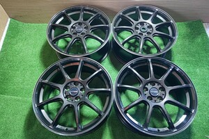 中古ホイール CROSS SPEED HYPER Edition 17×7j +50 5H100 インプレッサ レガシィ プリウス 等 A429