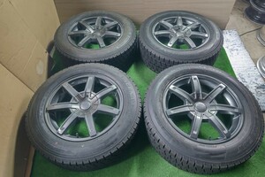 中古タイヤホイールセット GOODYEAR ice NAVI SUV 245/60R18 105Q Touren 18×8j +30 6Hマルチ12H 127 135 A449