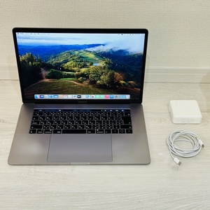 Apple Macbook Pro 15 2018 スペースグレー Intel i7 2.2GHz/Pro 555X 4GB/メモリ32 GB/ 1TB SSD/Sonoma & Windows 11 Pro(BootCamp)