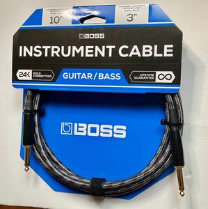 BOSS BIC-10 3m SS guitar cable guitar shield new goods unused freebie attaching 