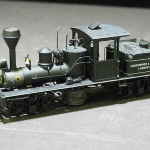 L140【外箱無・破損部有り】BACHMANN Spectrum HOゲージ T-BOILER TWO TRUCK SHAY STEAM LOCOMOTIVE 蒸気機関車 2トラックシェイ On30の画像8