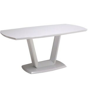 ダイニングテーブル 食卓テーブル 幅160cm 鏡面 光沢 単品 4人用 モダン 160幅 単体 ●ホワイト