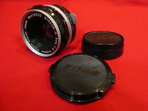 NIPPON KOGAKU JAPAN NIKKOR-H AUTO 1:2 f=50mm Japan optics Nikon manual focus camera lens 