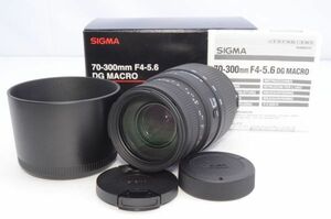 ★SIGMA シグマ 70-300mm F4-5.6 DG MACRO ニコン用★元箱付き#H0042404114A