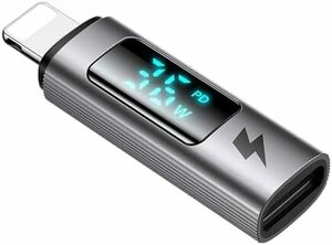 USB-C to ライトニング 変換アダプタ PD 36W急速充電 出力スクリーン表示 スマートチップ搭載 高速データ転送ノートP