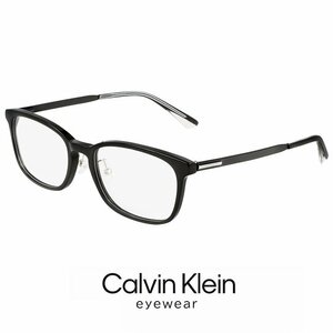 新品 メンズ カルバンクライン メガネ ck22525lb-001 calvin klein 眼鏡 ウェリントン 型 黒縁 黒ぶち めがね フレーム アジアンフィット