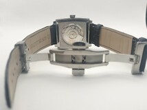 タグホイヤー モナコ 自動巻き 裏スケ TAG HEUER MONACO 2022年4月OH履歴あり ケース幅37mm 美品 各種ベルト等付き_画像7