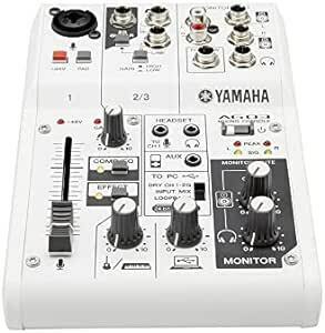  Yamaha YAMAHA web casting mixer audio interface 3 channel AG03 internet distribution . convenient 