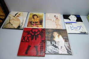 38477★写真集セット　全6冊★山崎千里/細川ふみえ/小松千春/菊池則江/宮崎ますみ/葉月里緒奈★ジャンク扱い