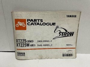 40722★セロー　SEROW/XT225(3RW5) (1KH-128101~)/XT225W(4JG1)(4JG-109101-1)★パーツリスト★人気!!/ヤマハ純正