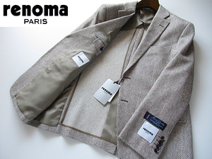  new goods * spring summer * made in Japan cloth * regular goods Renoma Paris srenoma PARIS×ICHITEKI* high class mesh style flax cotton . jersey - jacket BB5 beige 