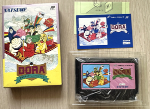 【ファミリーコンピューター/ファミコン】美品 ドラドラドラ DORA3 幸福を呼ぶゲーム 箱/説明書付