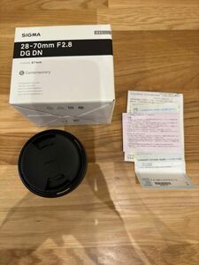 美品 SIGMA 28-70mm F2.8 DG DN Contemporary ソニー Eマウント