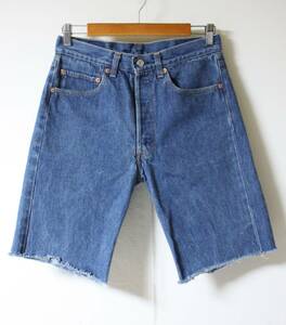 【USA製 90s】Levi's(リーバイス）◆501 カットオフ デニムパンツ 31