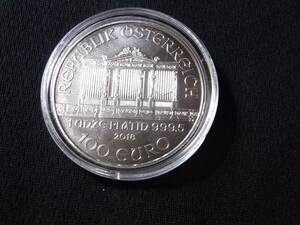 **Pt999.5/ Austria 100 euro /2018 year /1 ounce (31.1g)/ payment 5 month 29 day 13 hour till . possible person only bidding is possible / strict observance **