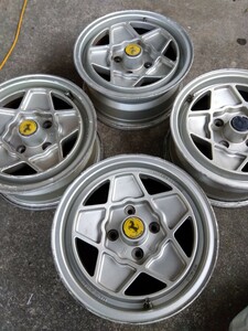 クロモドラcromodora☆旧車希少当時物レア英車フェラーリ☆6.5J PCD114.3AE86GC10B110サニーサニトラ117クーペべレットバネットラルゴEwing