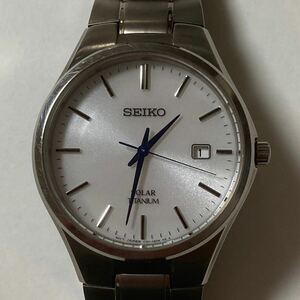 【送料込・匿名配送】 SEIKO SOLAR TITANIUM セイコー V157-0BB0 ソーラー時計 記念品