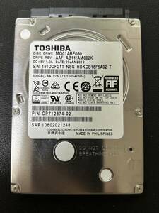 #1 『正常』判定 TOSHIBA 500GB 2.5 HDD SATA Note-PC用　 ■動作確認済 ■送料無料