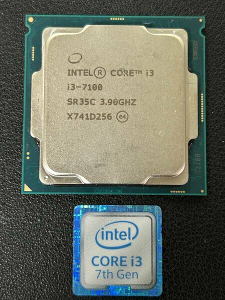 Intel CPU 第7世代 Core i3 7100 3.90GHz LGA1151　■動作確認品 ■送料無料 