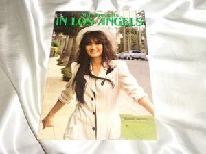  postage 185 jpy * under # Hamada Mari fan Club limitation 1987 year photoalbum IN LOS ANGEL