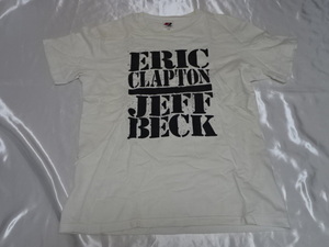  postage 185 jpy *K629* junk # Eric *klap ton & Jeff Beck 2009 year Japan .. T-shirt 
