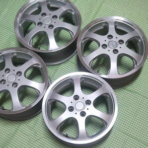 ブリヂストン　アルミホイール　15×4.5J +45　PCD100 4H