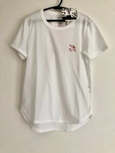 新品未使用！UNIQLO Moma SPECIAL EDITION ユニクロ モマ ★SPRZ NY ドライクルーネック ロゴTシャツ★サイズS 白★ランニング ジョギング