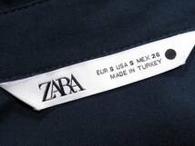 ザラ ZARA 大人素敵スタイル☆ バックプリーツ 切り替え デザイン ロングマキシ シャツワンピース 羽織にも S_画像6