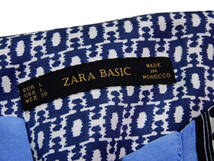 ザラ ZARA BASIC 大人素敵スタイル☆ 総柄 チュニック ワンピース L_画像6