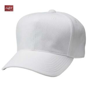 O ローリングス 野球帽子 AAC7S01 野球 Rawlings 練習用六方キャップ ホワイト 白 野球帽 練習帽子 練習帽 プラクティス キャップ LL XL