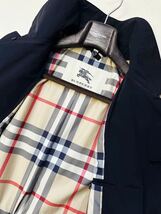 A22 【現行モデル】美品　定価20万●BURBERRY LONDON●ビジネス●ノバチェック総柄●ステンカラーコート バーバリーコート メンズ L.LL.XL_画像1