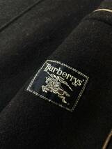 A43 定価18万●美品BURBERRY collection●一枚袖●千鳥柄!!カシミヤジャケットコート バーバリーコート メンズ●三陽商会　通勤 セレブ_画像9