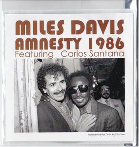 MEGADISC MILES DAVIS AMNESTY 1986 Featuring Carlos Santana マイルス・デイヴィス　MEGA DISC デイビス　カルロス・サンタナ