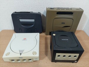 【ジャンク】ゲーム機本体4台セット/NINTENDO64/ Dreamcast/SEGA SATURN/GAMECUBE