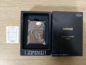 【未使用品】 ZIPPO　ジッポ　オイルライター　ルパン三世　エスケープバージョン No.4(皮)