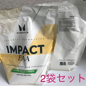 [ new goods unopened ] free shipping my protein EAA powder super acid ... lemon 986g 2 sack set supplement 2025/8 till 