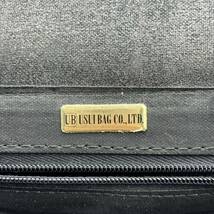240510- クロコ型押 ハンドバッグ ゴールド金具 ブラック 黒 ワンハンドル 鞄 婦人バッグ レディース_画像9