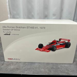  не использовался хранение товар TSMMODEL Aifa Romeo Brabham BT46B#1,1978 ограниченный 1200 pcs 1:18