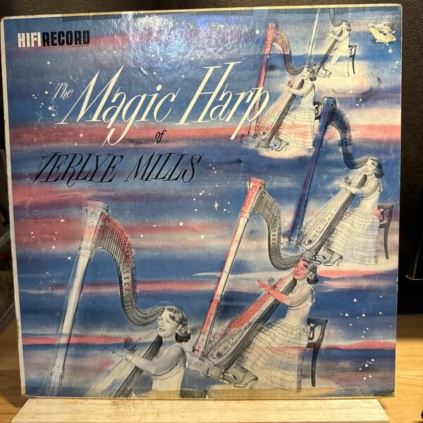 LP★USオリジナル盤 MONO 深溝 VERLYE MILLS/ THE MAGIC HARP マジック・ハープ R-601 