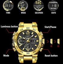 ■未使用-新品■デザインデジタルFoxbox腕時計！ブラック スポーツ カシオ CASIO 機械式 防水 正規品 海外モデル セイコー クロノグラフ_画像4