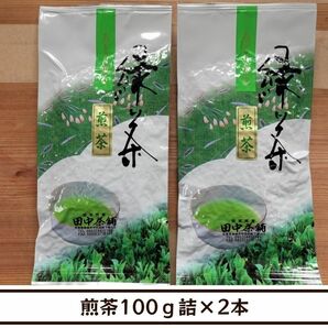 【送料無料】煎茶100ｇ詰×２本（日常使いに）