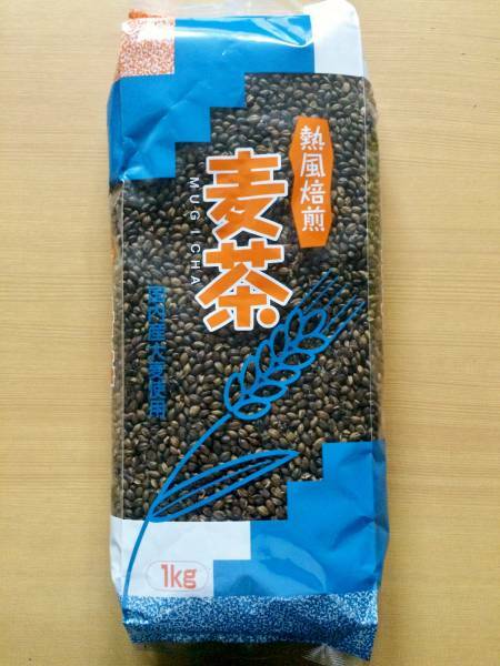 【送料無料】麦茶！！国内産大麦使用・熱風焙煎麦茶１kg×５袋